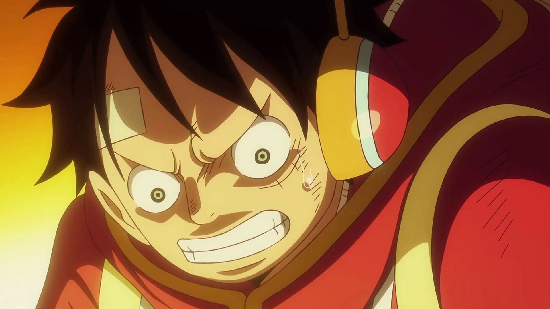 Luffy as seen in anime (Image via Toei Animation)